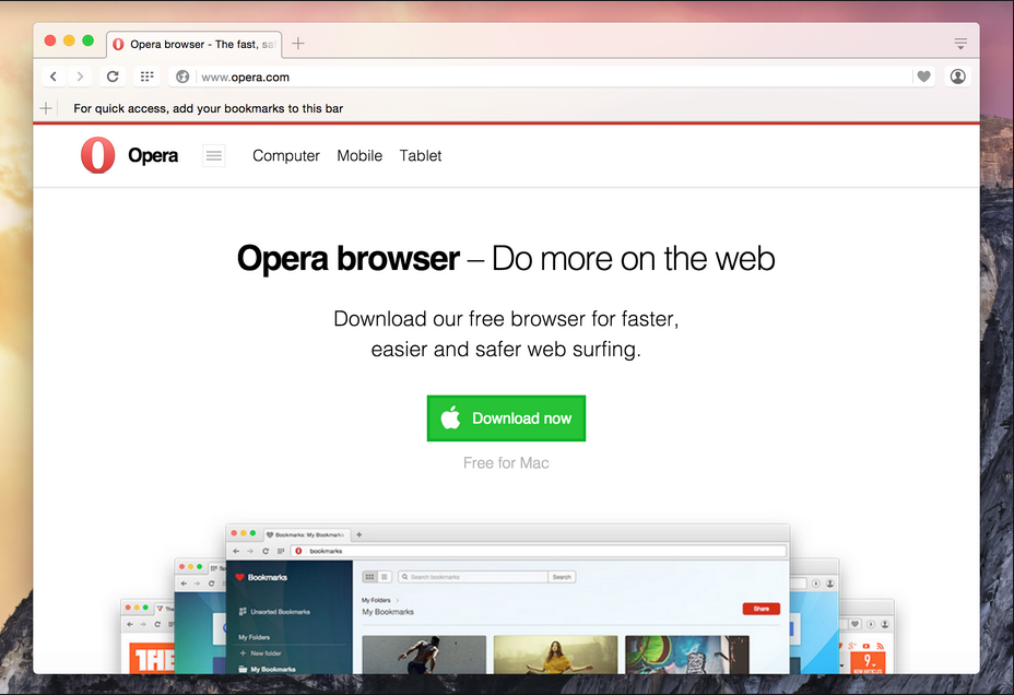 is opera web browser secure